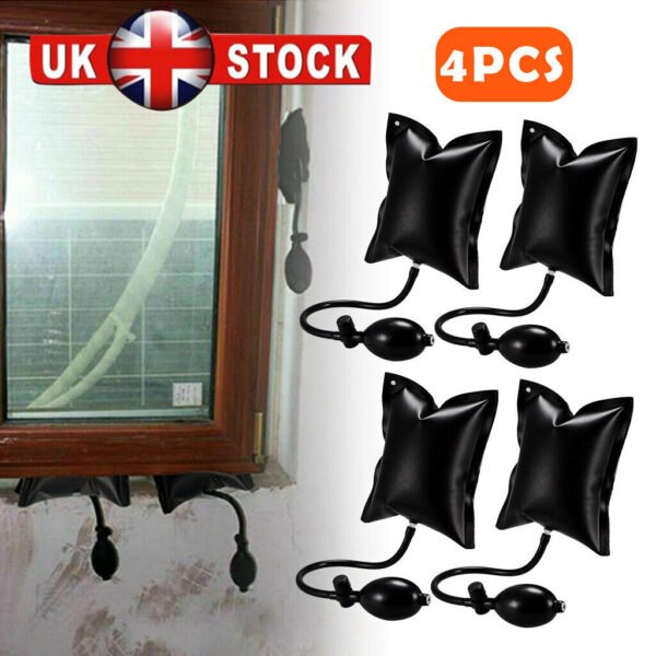 dc2f2a0a-7cdc-412d-aed4-8ef4111ec905.jpg UK ONLY - 4x Air Bag Wedge Inflatable Auto Car Window Repair Lifter Alignment Level