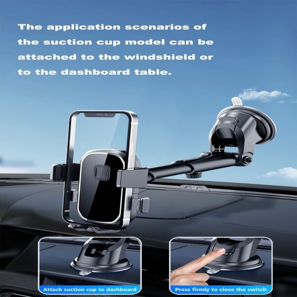 dc679e2a-9d88-4f19-b297-23b601d067a7.jpg UK ONLY - Universal Car Phone Holder 360 Windscreen Suction Mount GPS Stand Cradle UK NEW