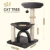 POLAND ONLY - 27.8 inch Tall Cat Tree Tower For Indoor Cats  Multi-Level Cat Furniture With Sisal Scratching Posts, Plush Perches & Hanging Toys Large Durable Cat Tower, Perfect Gift For Cat Lovers