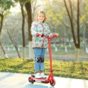 UK ONLY - PROMOTION - Electric Scooter For Kids 6-14 Years, With Colourful Lights