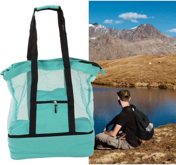 e2436fe4-3f06-4053-a86c-31504409d38a.jpg UK ONLY - Waterproof Beach Bag With Cooler Compartment - Beach Bags Waterproof Sandproof For Women, Pool Bag & Beach Tote Bag