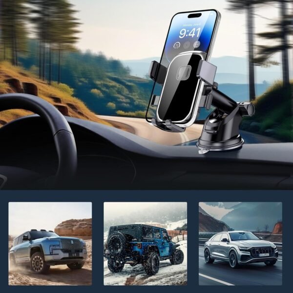 e6703918-0b6f-43b1-93c2-6343c0aac0c1.jpg UK ONLY - Universal Car Phone Holder 360 Windscreen Suction Mount GPS Stand Cradle UK NEW