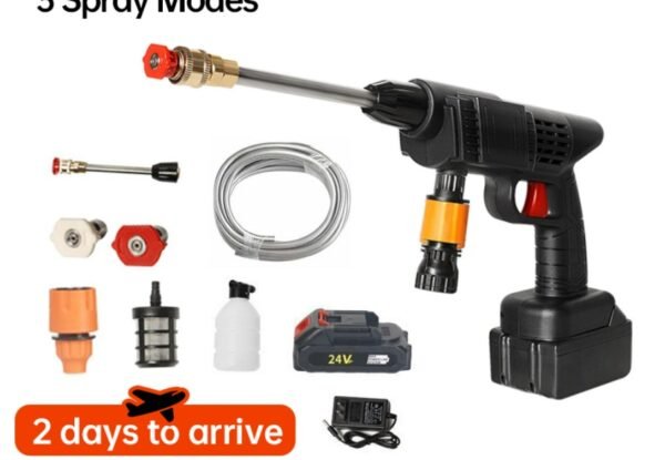UK ONLY PROMOTION - 1 Electric Cordless High Pressure Car Washing Gun