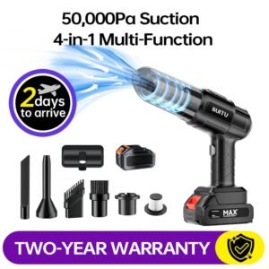 18bc6b2f-7139-48d6-8633-797d1215f454.jpg UK ONLY - 2 YRS WARRANTY - Wireless Mini Handheld Vacuum Cleaner