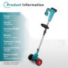 2b8fb7ca-9223-48d3-a5d3-e453149c3206.jpg UK ONLY - 500W Cordless String Trimmer - 7-Inch Mowing Width 12000RPM Grass Cutter With Telescopic Handle For MAKITA Batteries
