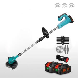 5aab5e67-12e4-43f4-a8e1-77180e5a9f0b.jpg UK ONLY - 500W Cordless String Trimmer - 7-Inch Mowing Width 12000RPM Grass Cutter With Telescopic Handle For MAKITA Batteries
