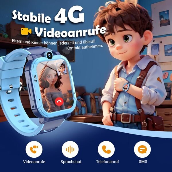 5f2ac32d-a980-493d-b07f-e64c98e8b4f2.jpg 4G Kids Smart Watch With GPS Tracker Video Call Touch Screen Camera Waterproof Educational Smartwatch For Boys And Girls