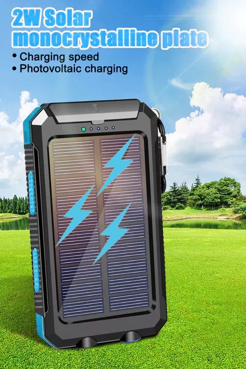72850ce2-8996-4f1f-8940-106258516561.jpg Uk Sale Only - 1O000000mAh Solar Power Bank Waterproof 2USB LED Battery Charger For Cell Phone