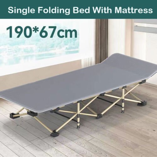 73be3fc8-796e-4f1e-be1b-4dc1eff5dc99.jpg UK ONLY - Heavy Duty Single Folding Bed Camping Travel Guest Lightweight