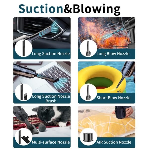 UK ONLY - 2 YRS WARRANTY - Wireless Mini Handheld Vacuum Cleaner