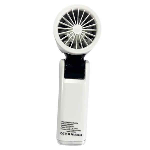 b729b39c-a90b-4a90-88f9-707b0119339c.jpg UK ONLY - Violent Ice Cooling Fan Handheld Portable Fan Rechargeable Speed Ice Cooling Handheld Small Fan High Speed Folding Neck Type Fan