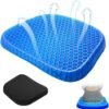 d6723519-3003-48cc-8515-9811cb32e4b2.jpg Honeycomb Breathable Gel Seat Cushion Double Thick Egg Sitting Pad Mat Non-Slip