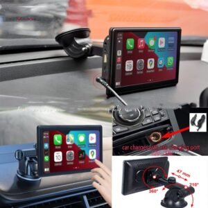 Portable IPS Car Smart Screen Wireless Projection Screen Carplay Android AUTO (Note: DDU applies - Buyer may have to pay local custom's fee)
