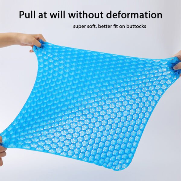 f7c56200-3375-4927-b885-92266cd458f3.jpg Honeycomb Breathable Gel Seat Cushion Double Thick Egg Sitting Pad Mat Non-Slip