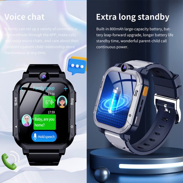 ffe967f6-757f-44ed-a7c1-e074ebe219a5.jpg 4G Kids Smart Watch With GPS Tracker Video Call Touch Screen Camera Waterproof Educational Smartwatch For Boys And Girls