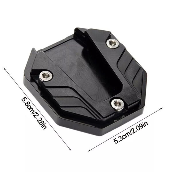 Motorcycle Scooter CNC Side Stand Enlarge Foot Plate Kickstand Extension Pad 1PC