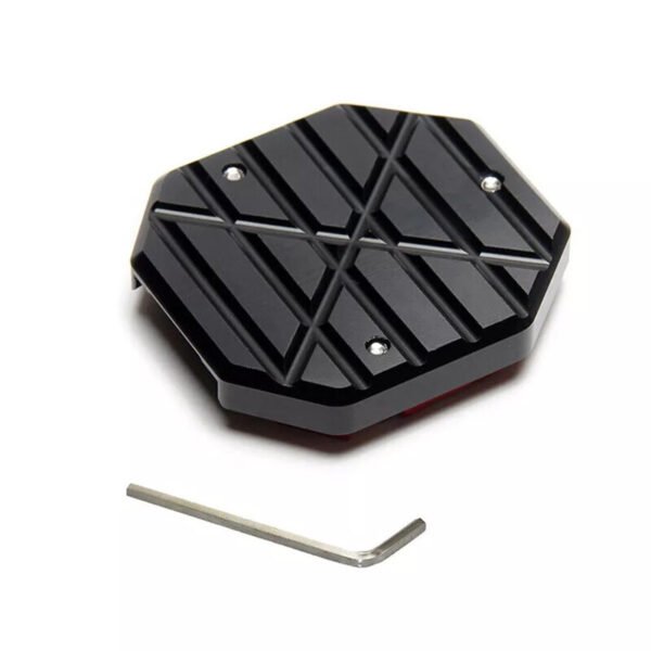 Motorcycle Scooter CNC Side Stand Enlarge Foot Plate Kickstand Extension Pad 1PC