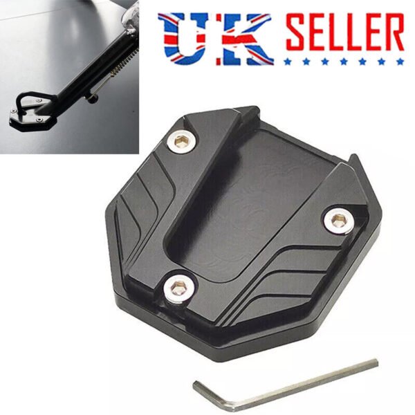 Motorcycle Scooter CNC Side Stand Enlarge Foot Plate Kickstand Extension Pad 1PC