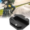 Motorcycle Scooter CNC Side Stand Enlarge Foot Plate Kickstand Extension Pad 1PC